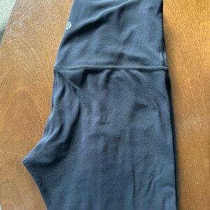 Lululemon Athletica Black Leggings High Waist Moisture-Wicking